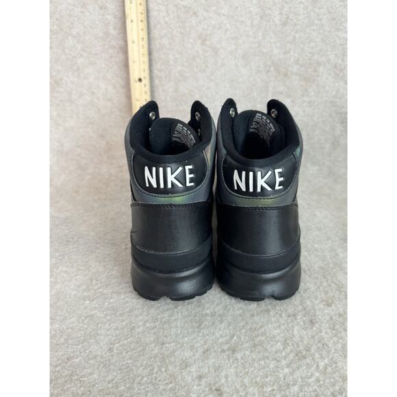 Nike ACG Manoa Leather Black Iridescent High Top Hiking Boots Mens 806833-001 main image 3